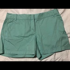 Mint J Crew Chino shots 5 inch size 12
